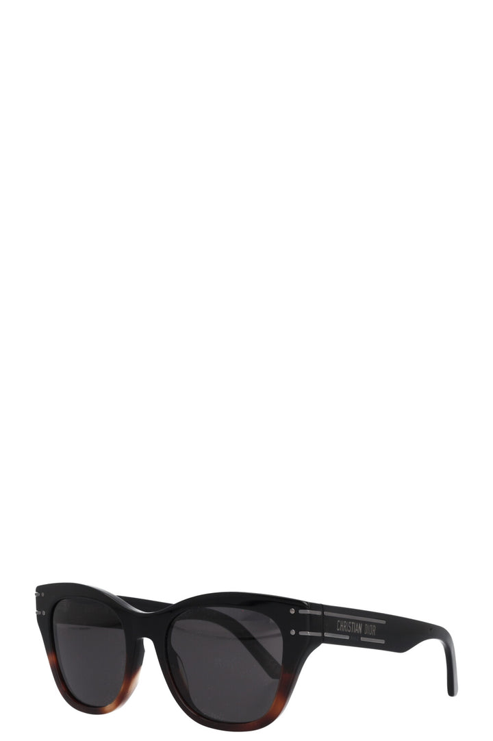 CHRISTIAN DIOR DiorSignature B41 Sunglasses Black Tortoise