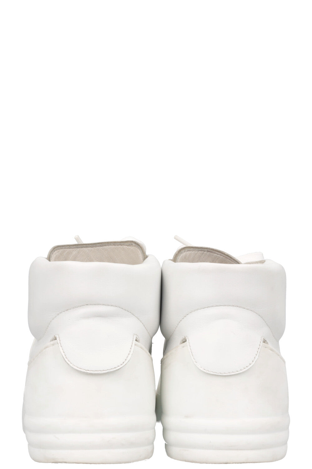 CHANEL CC High Top Sneaker White