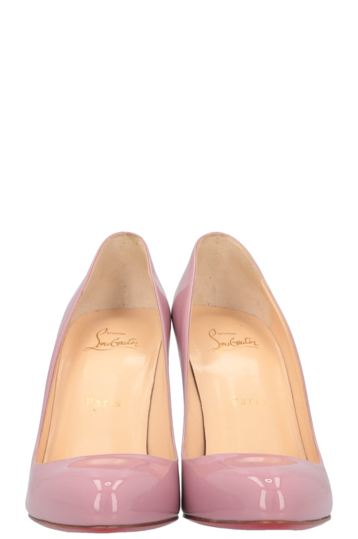 CHRISTIAN LOUBOUTIN Dorissima Heels Patent Rosette