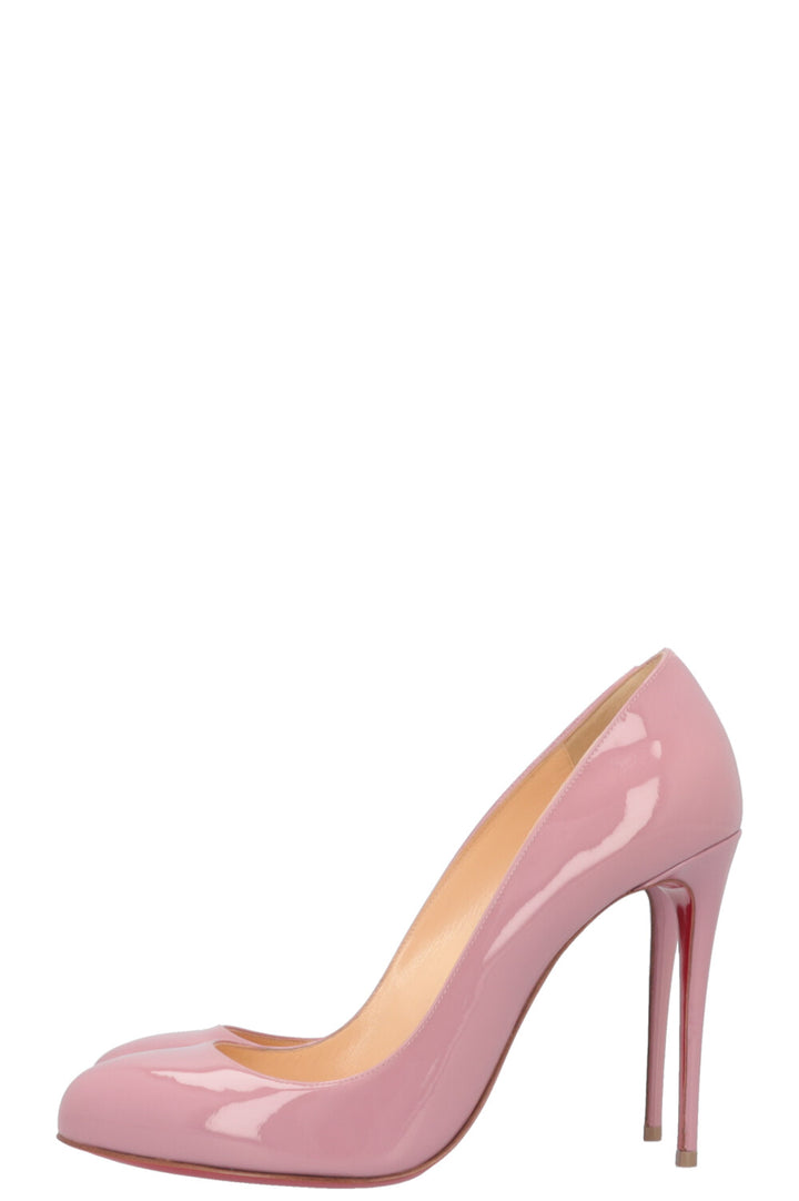 CHRISTIAN LOUBOUTIN Dorissima Heels Patent Rosette