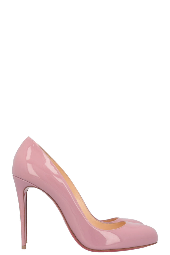 CHRISTIAN LOUBOUTIN Dorissima Heels Patent Rosette