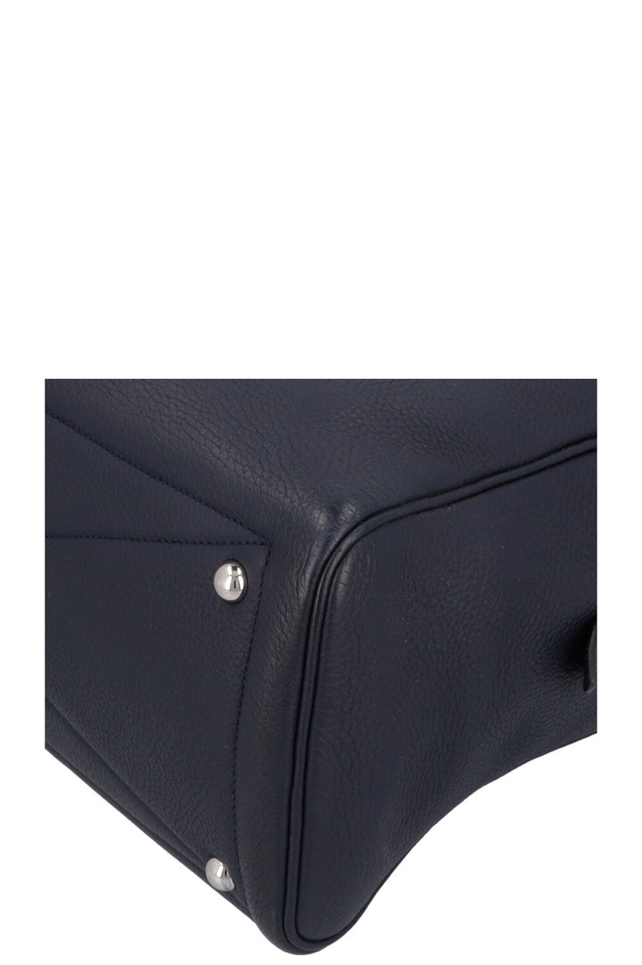 HERMÈS Victoria 35 Bag Clemence Bleu Nuit