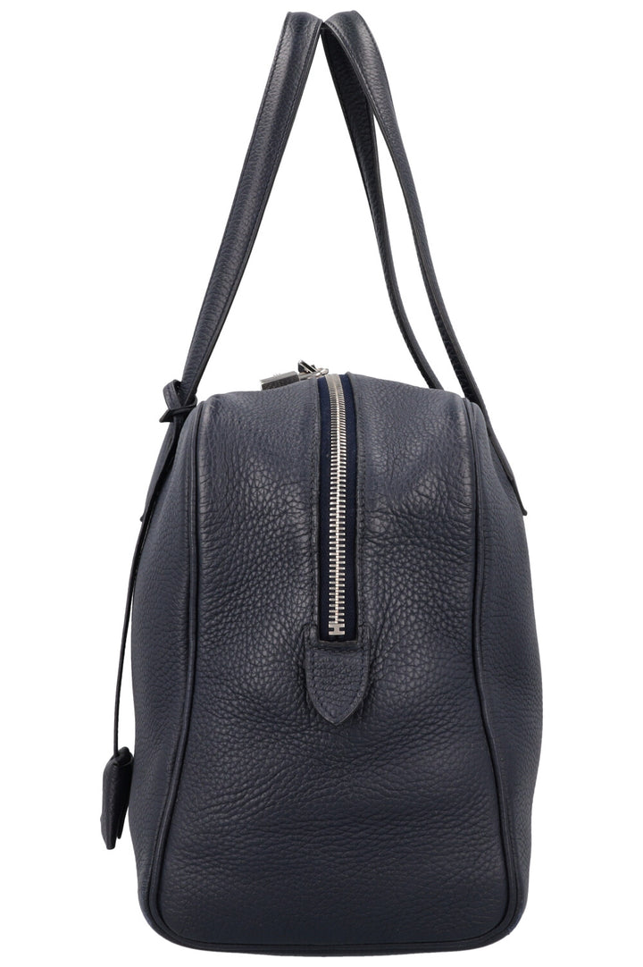 HERMÈS Victoria 35 Bag Clemence Bleu Nuit