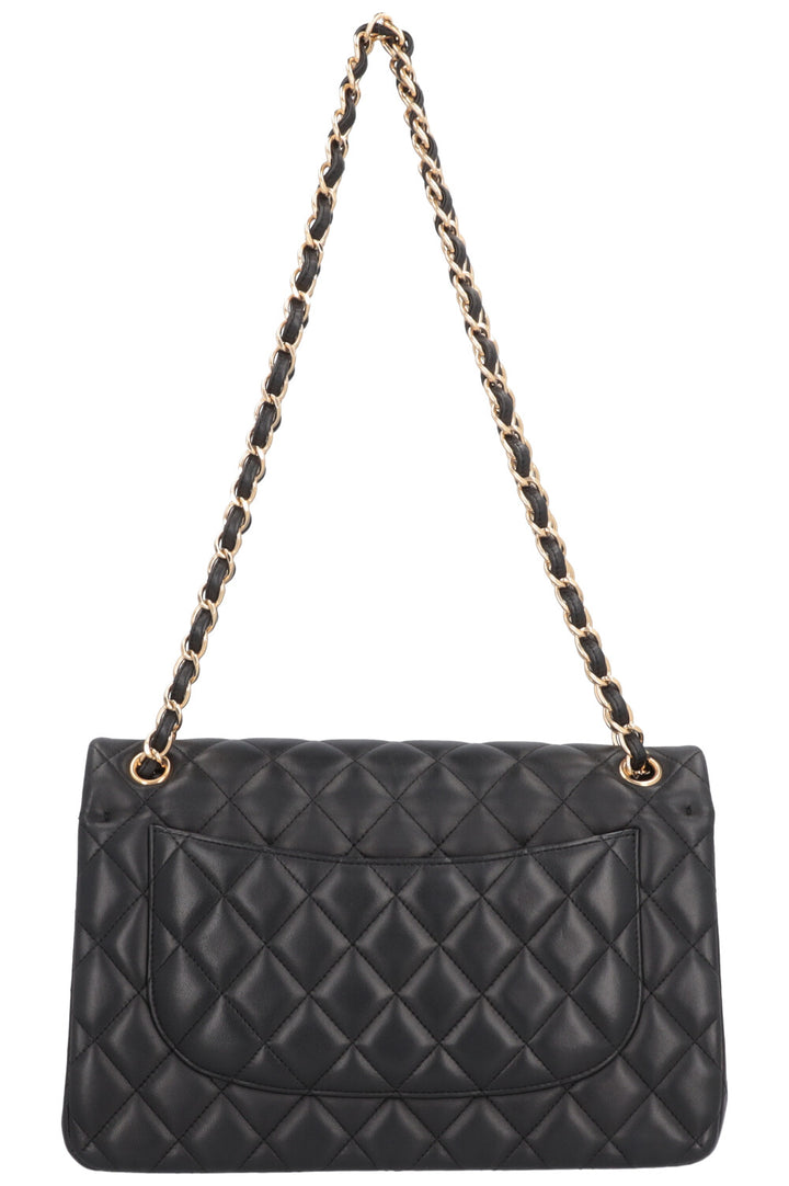 CHANEL Large Classic Flap Bag Lambskin Black