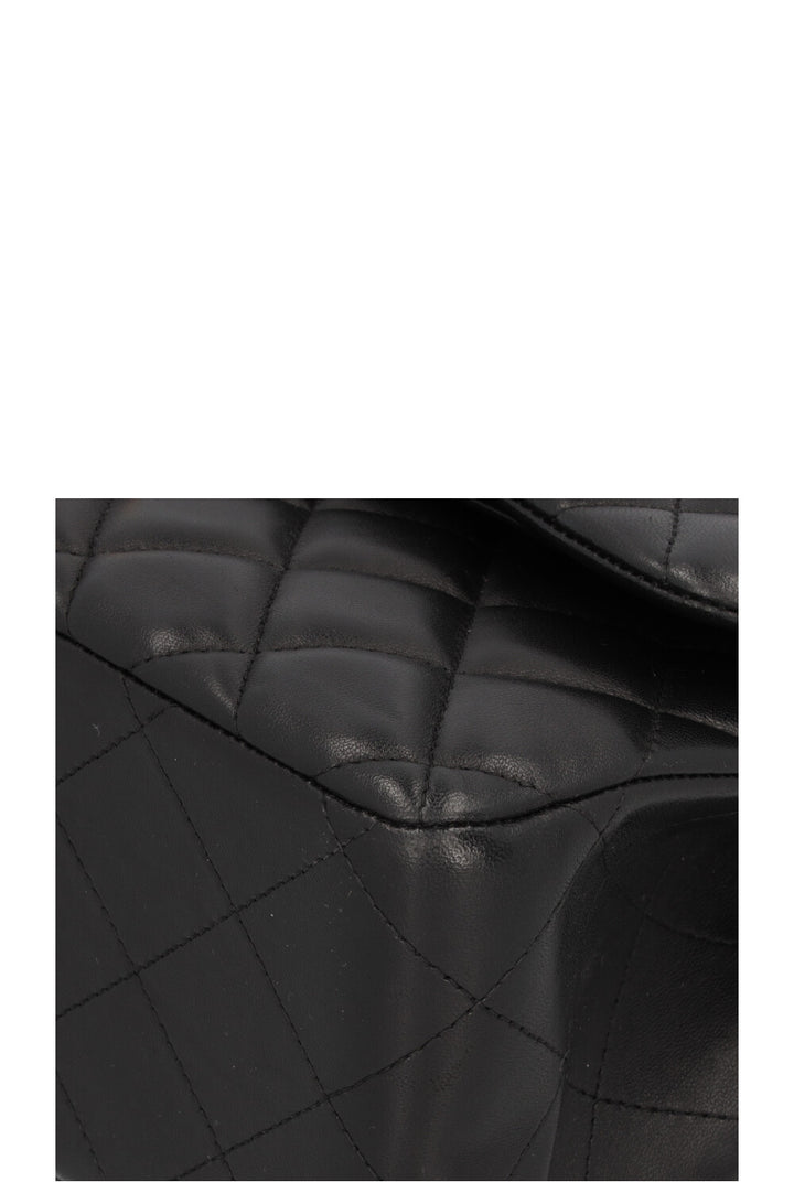 CHANEL Large Classic Flap Bag Lambskin Black