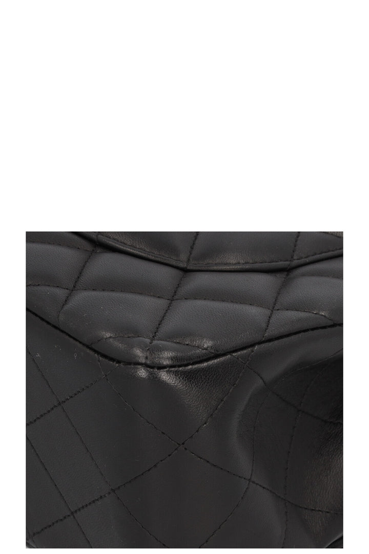 CHANEL Large Classic Flap Bag Lambskin Black