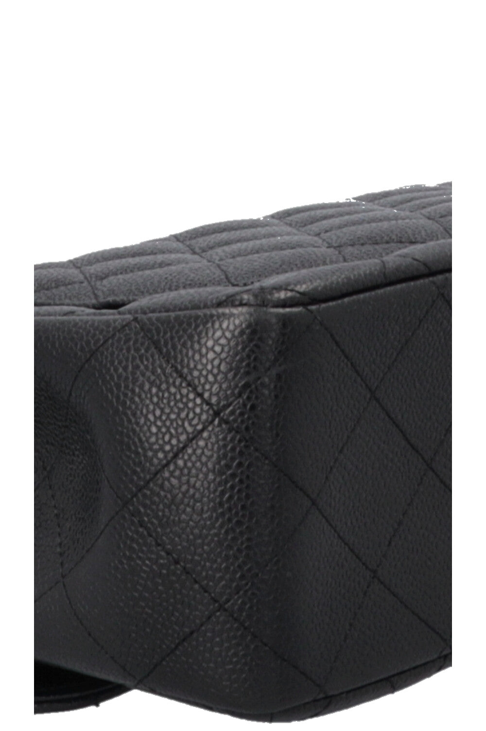 CHANEL Double Flap Bag Large Caviar Black