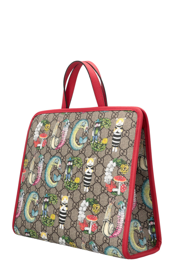 GUCCI The Cat Bag GG Supreme Red