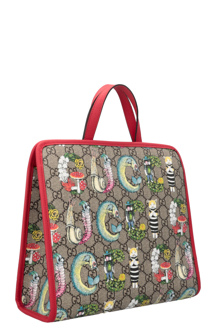 GUCCI The Cat Bag GG Supreme Red
