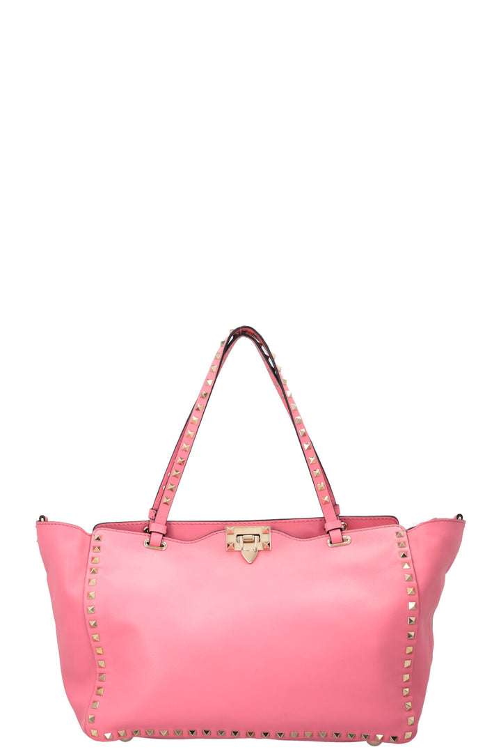 VALENTINO Rockstud Soft Tote Medium Pink