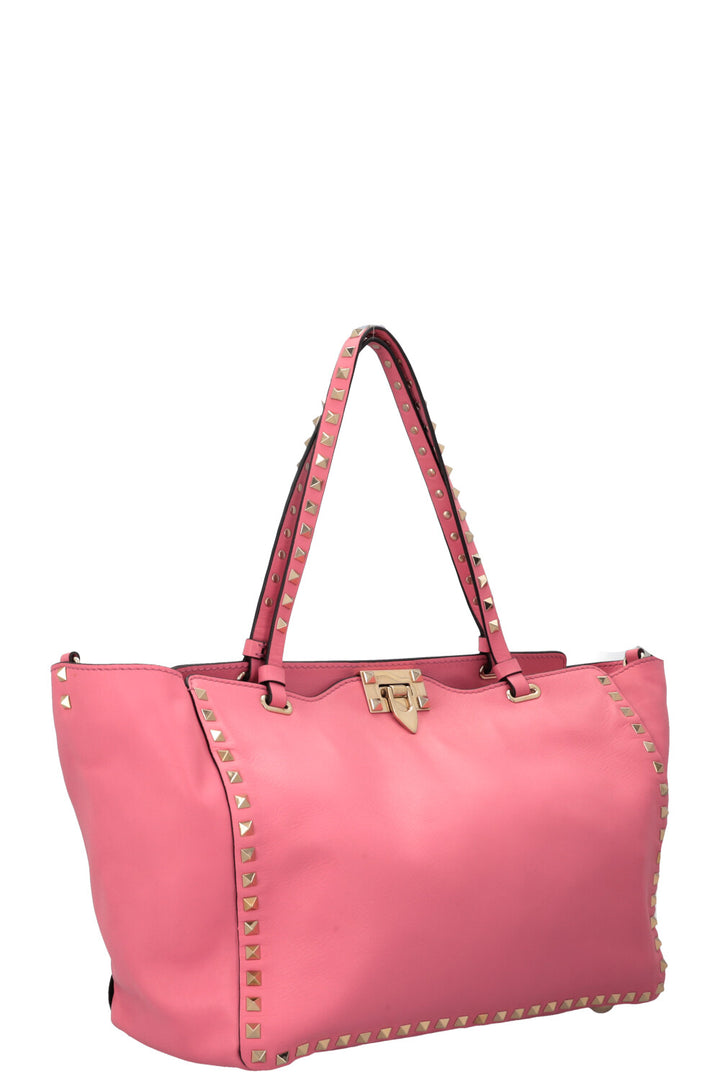 VALENTINO Rockstud Soft Tote Medium Pink