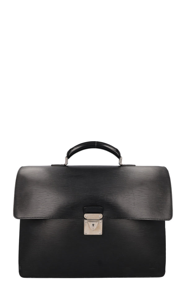 LOUIS VUITTON Neo Robusto Briefcase Epi Leather Black