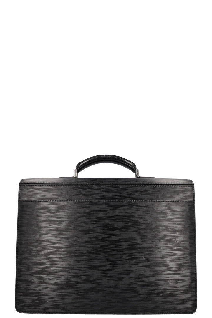 LOUIS VUITTON Neo Robusto Briefcase Epi Leather Black