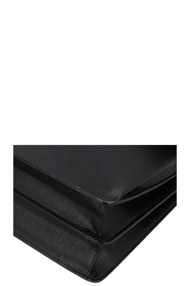 LOUIS VUITTON Neo Robusto Briefcase Epi Leather Black