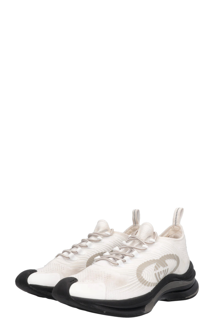 GUCCI Run Sneakers White Black