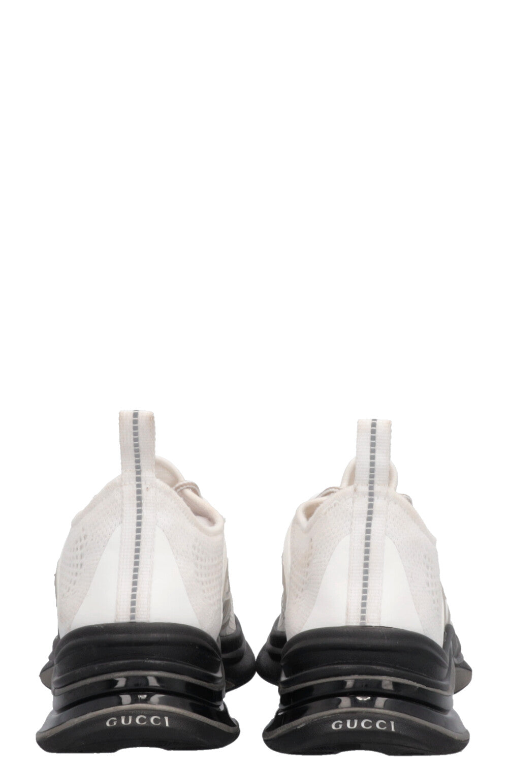 GUCCI Run Sneakers White Black