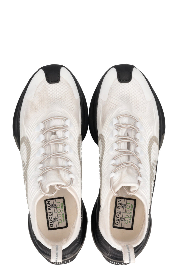 GUCCI Run Sneakers White Black