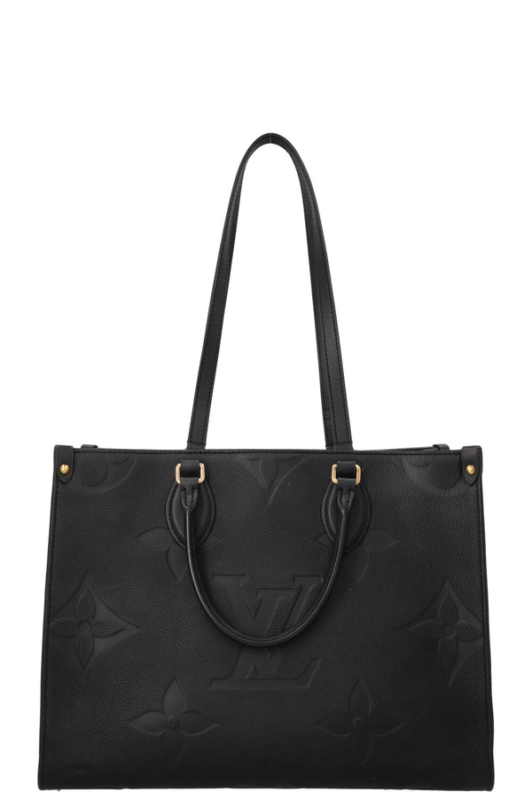 LOUIS VUITTON OnTheGo MM Tote Bag Empreinte Black