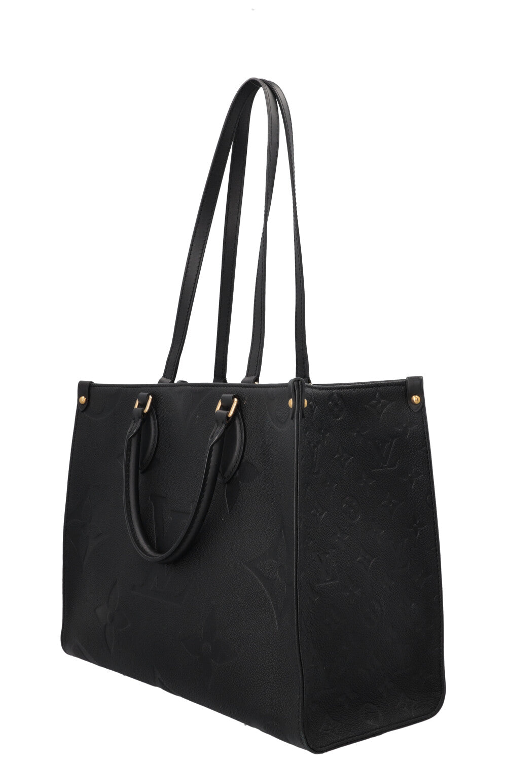 LOUIS VUITTON OnTheGo MM Tote Bag Empreinte Black