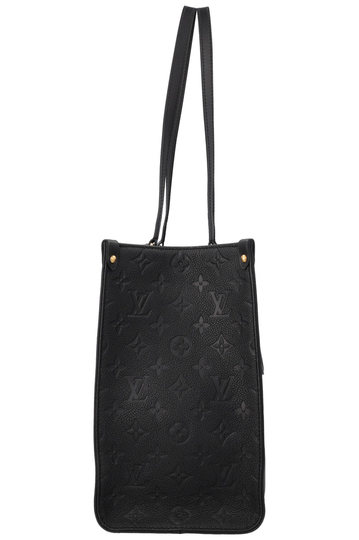LOUIS VUITTON OnTheGo MM Tote Bag Empreinte Black