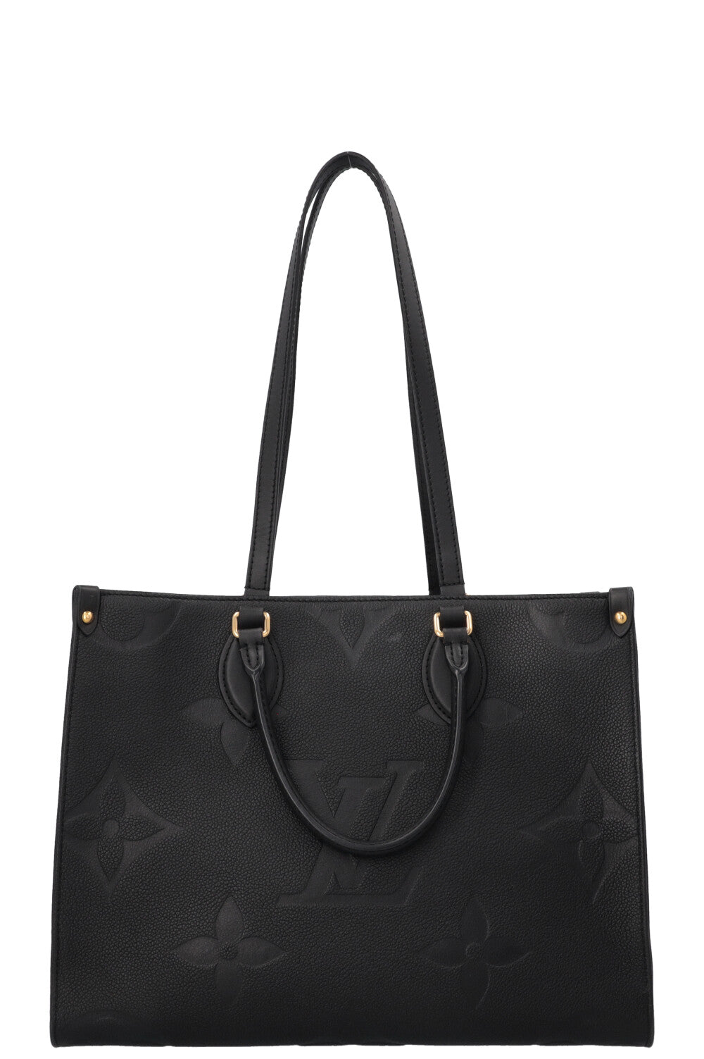 LOUIS VUITTON OnTheGo MM Tote Bag Empreinte Black