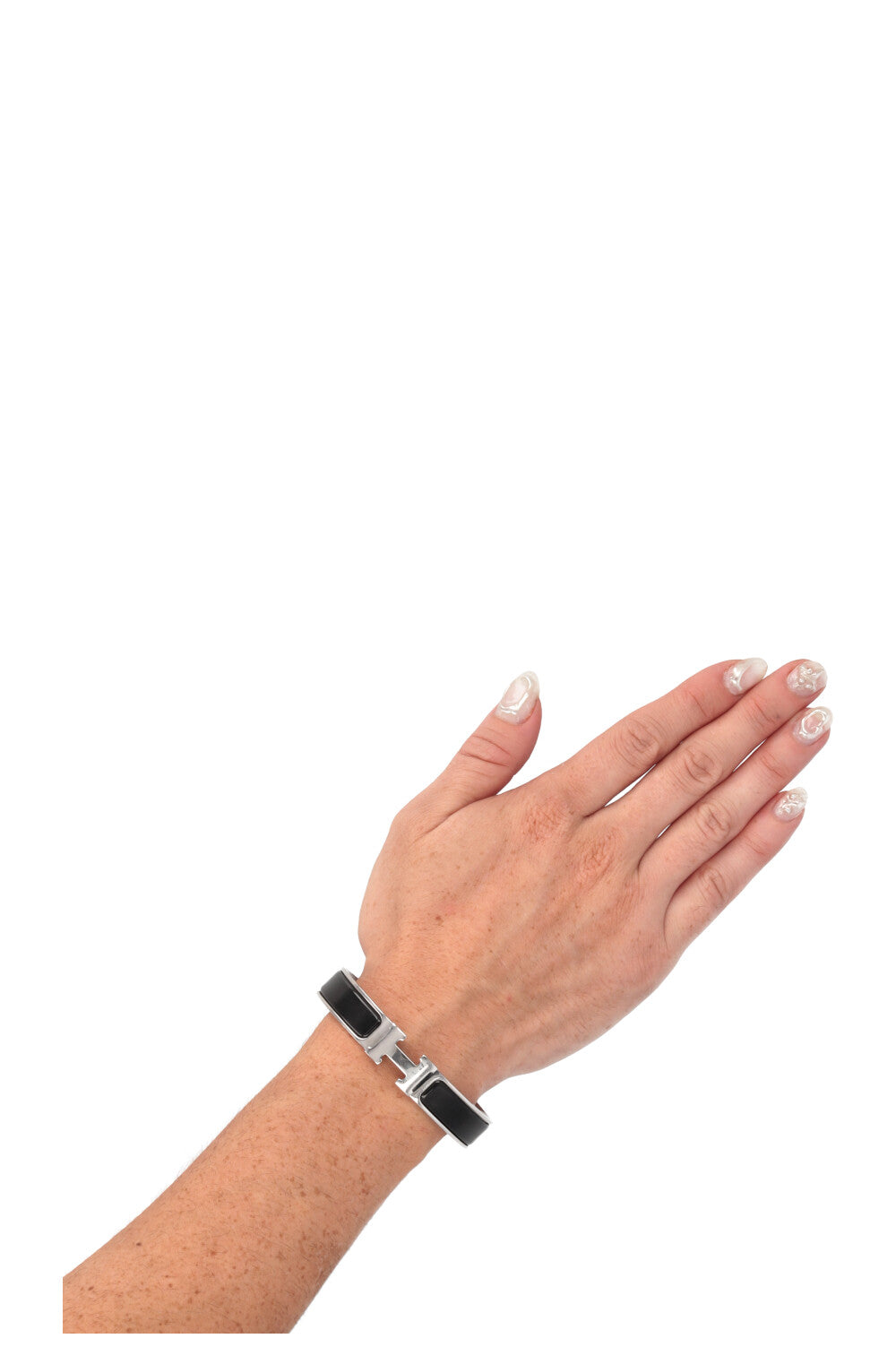 HERMÈS Clic H Bracelet GM Palladium Black