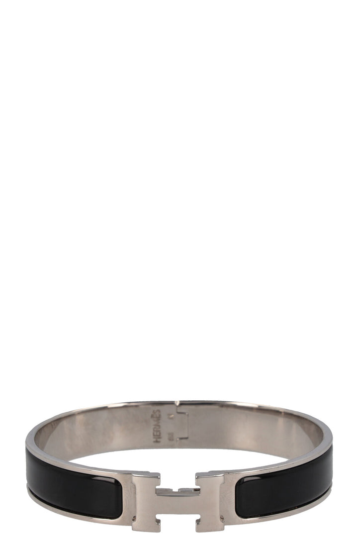 HERMÈS Clic H Bracelet GM Palladium Black