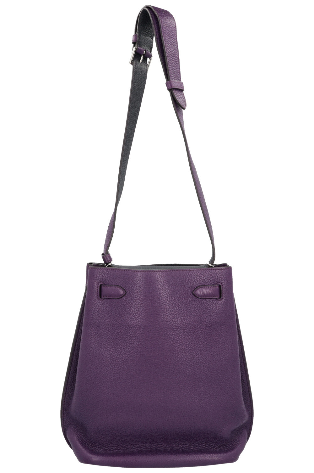 HERMÈS So Kelly 22 Verso Clemence Ultra Violet