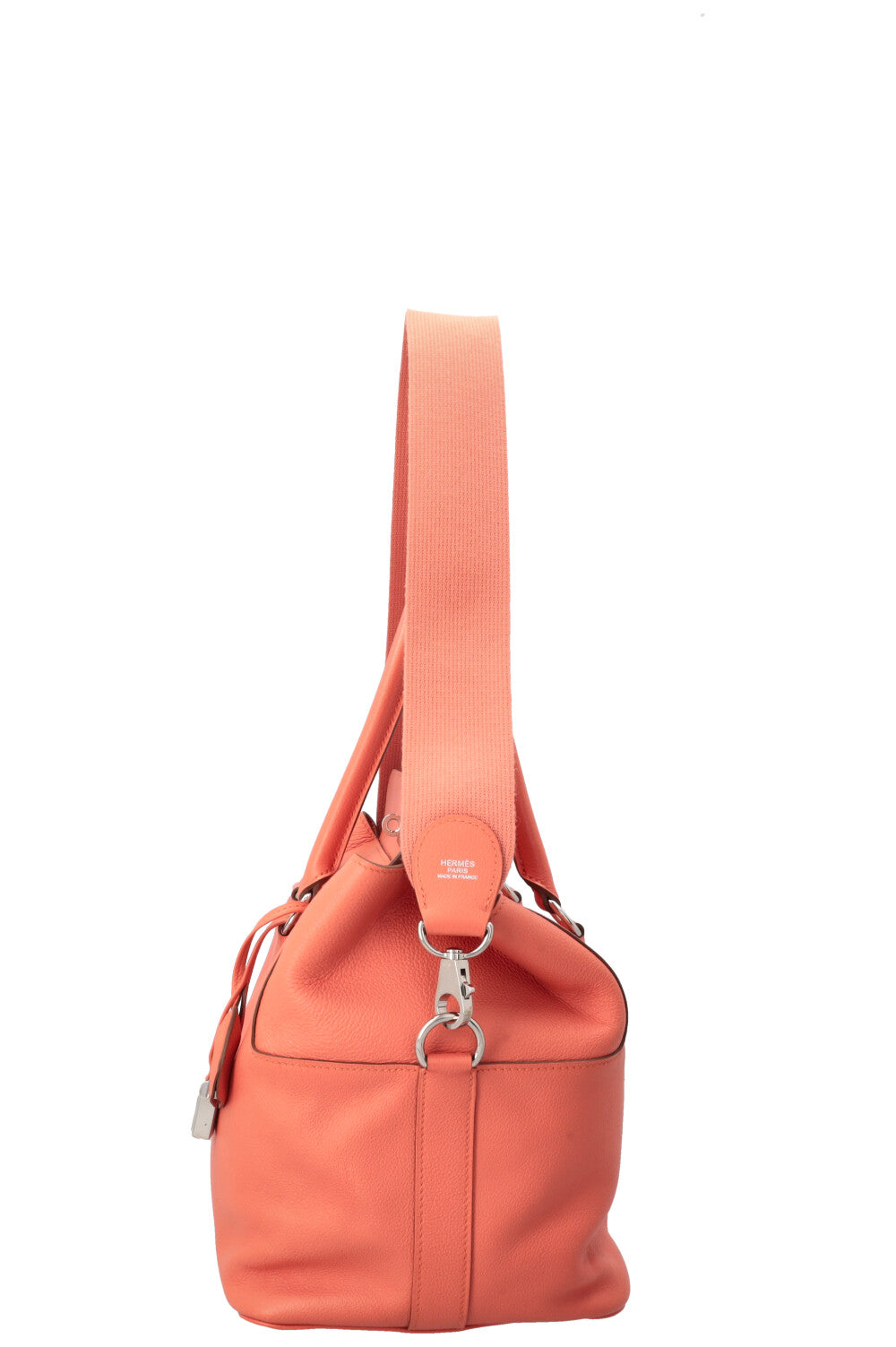 HERMÈS Sac Toolbox 26 Evercolor Flamingo