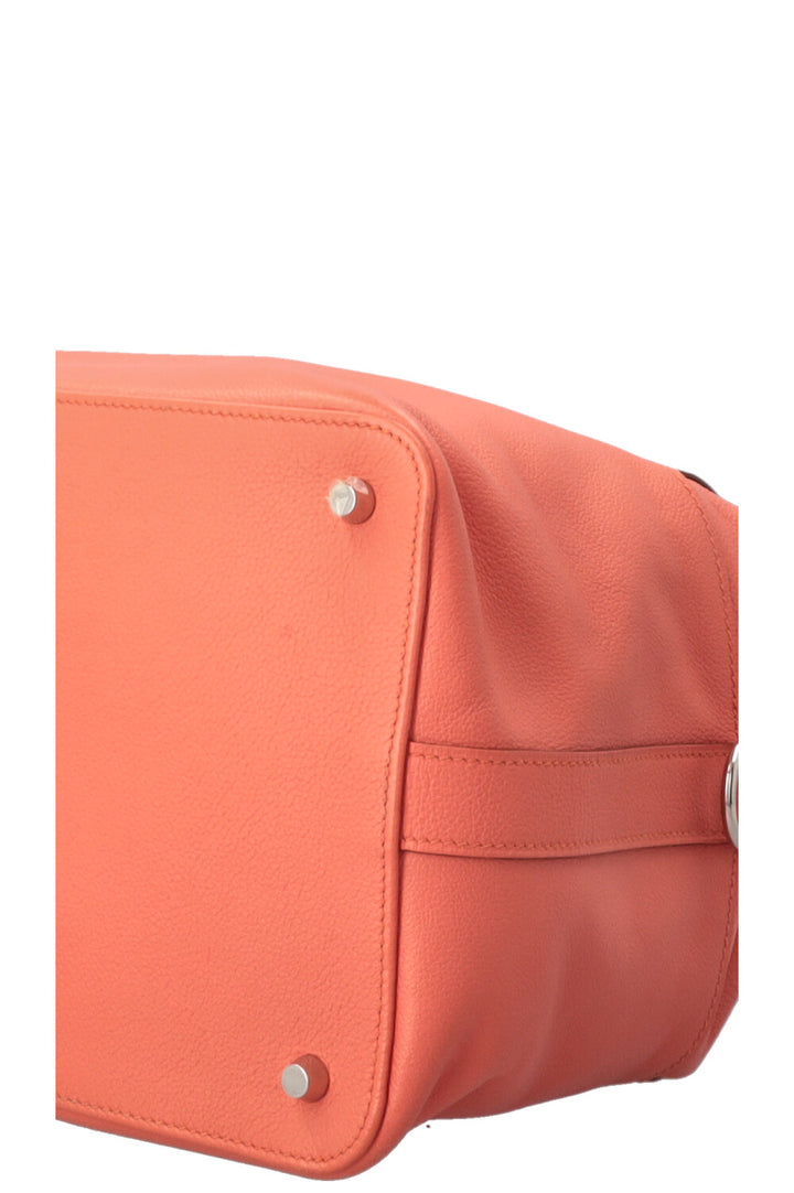 HERMÈS Sac Toolbox 26 Evercolor Flamingo