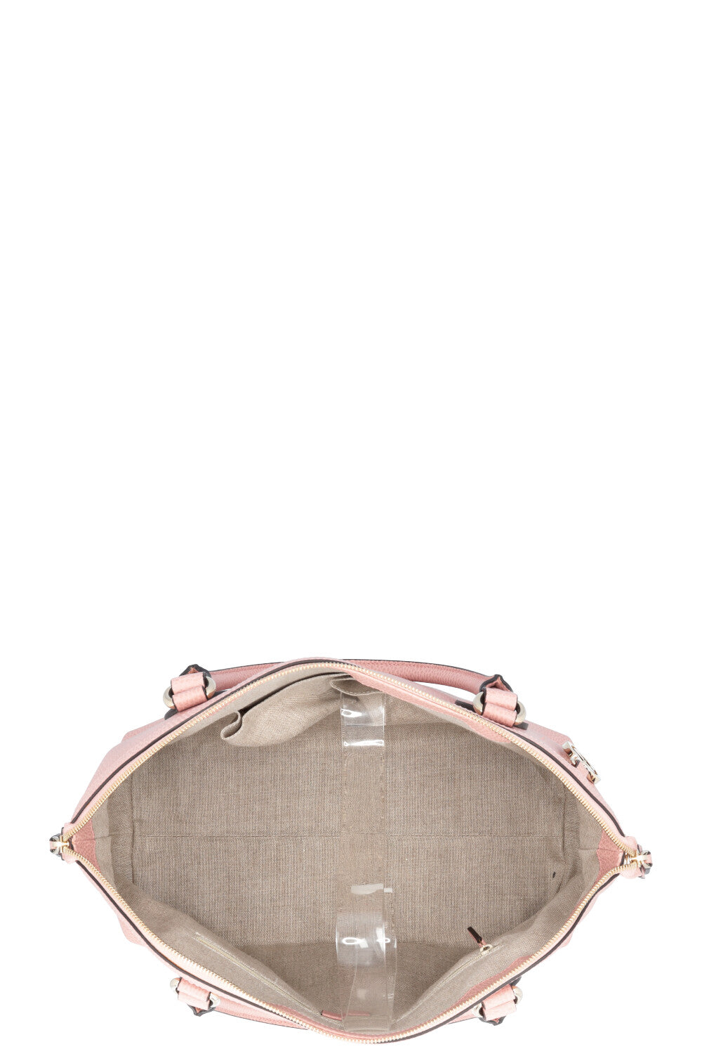 GUCCI Dome Bag Leather Dusty Rose