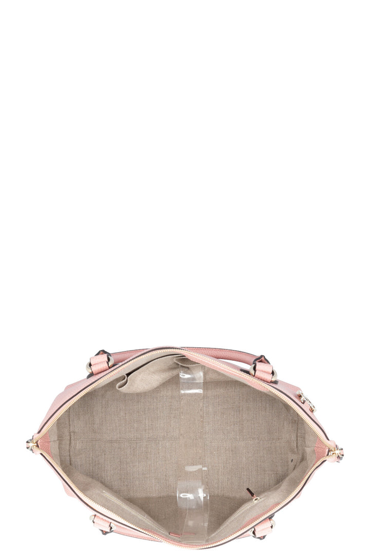 GUCCI Dome Bag Leather Dusty Rose