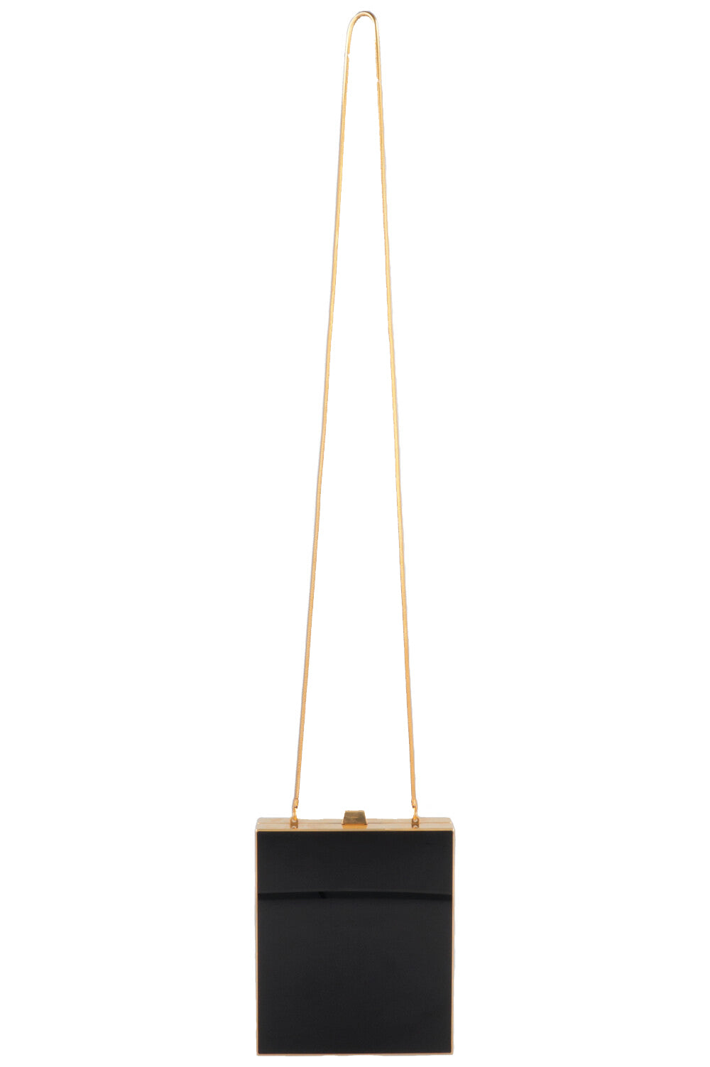 SAINT LAURENT Tuxedo Bag Acrylic Black Gold