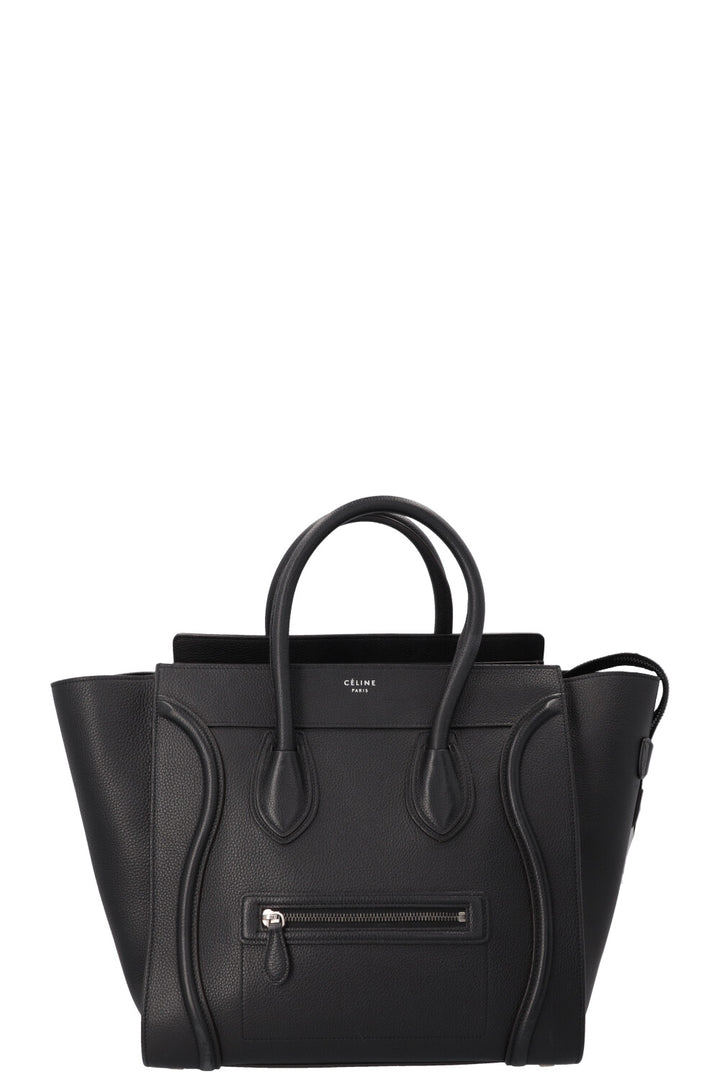 CÉLINE Mini Luggage Tote Bag Black