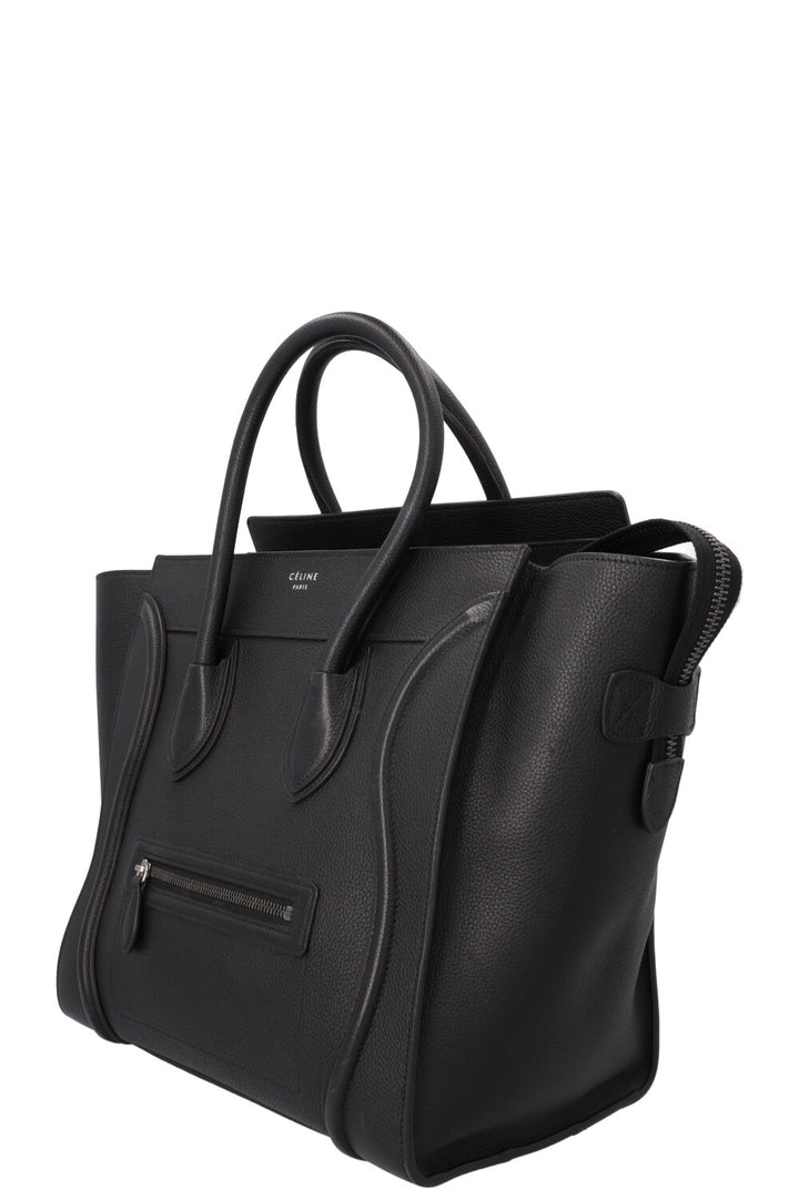 CÉLINE Mini Luggage Tote Bag Black