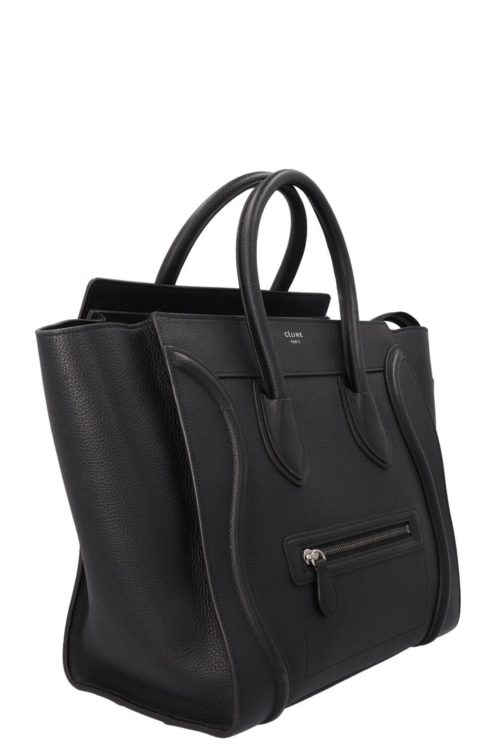 CÉLINE Mini Luggage Tote Bag Black