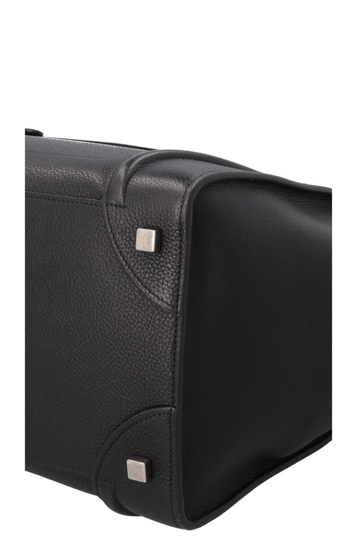 CÉLINE Mini Luggage Tote Bag Black