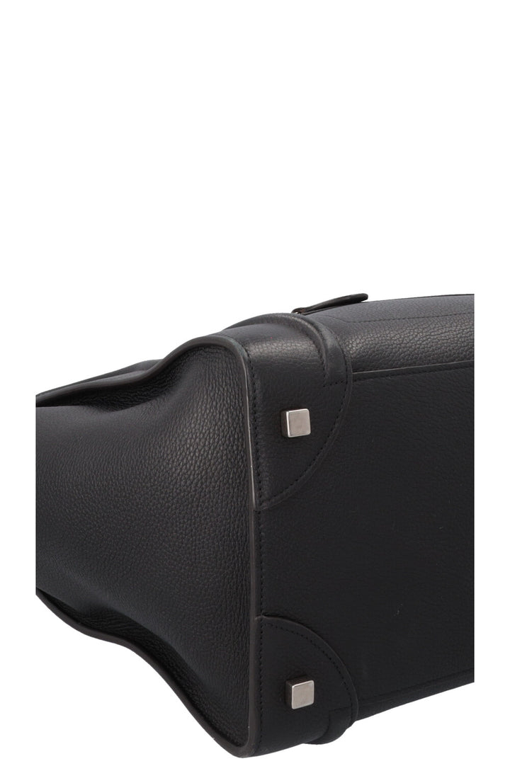 CÉLINE Mini Luggage Tote Bag Black