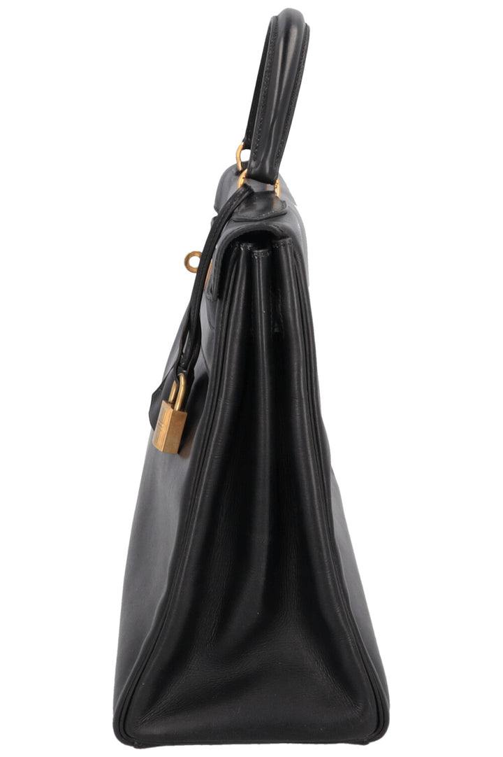 HERMÈS Kelly 32 Box Black