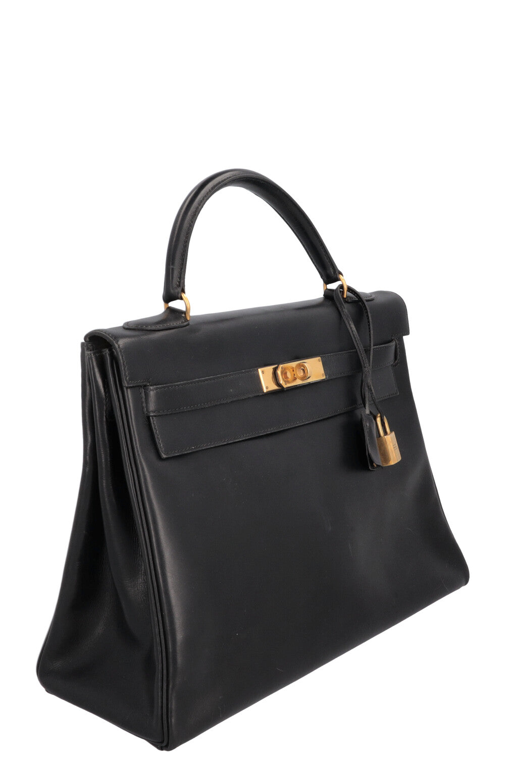 HERMÈS Kelly 32 Box Black