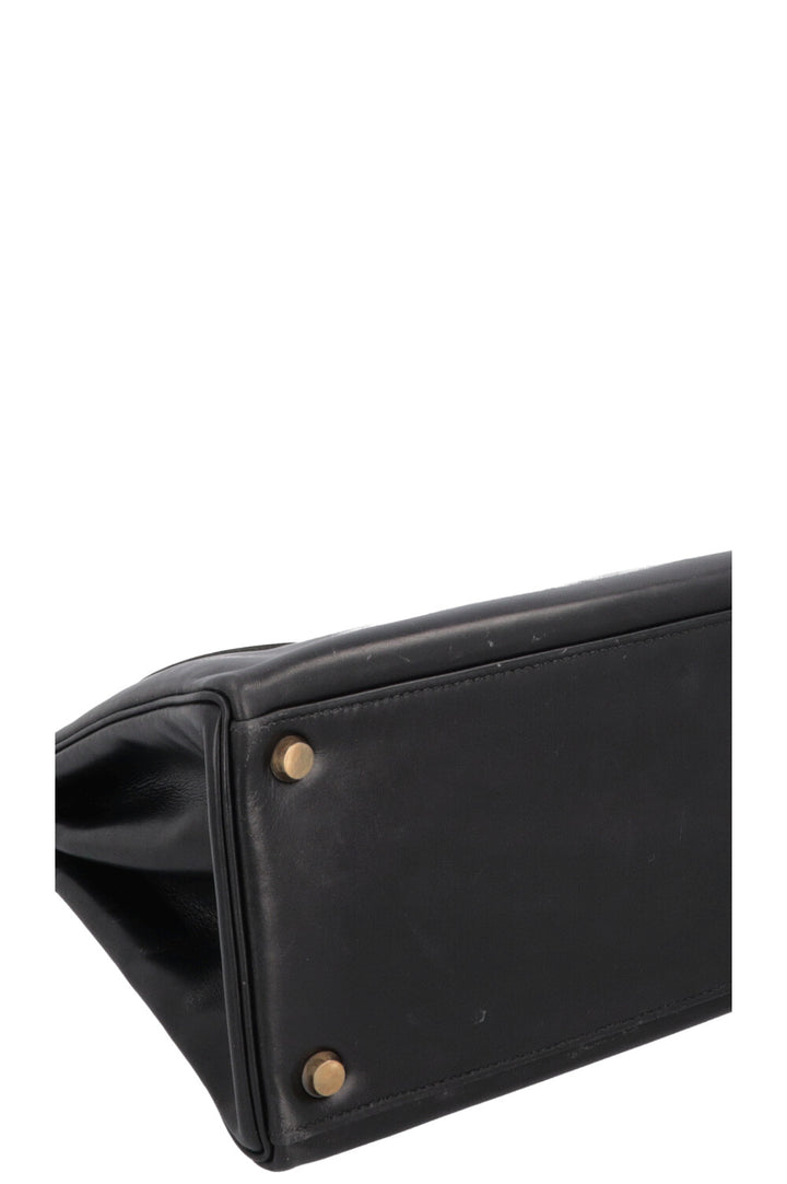 HERMÈS Kelly 32 Box Black
