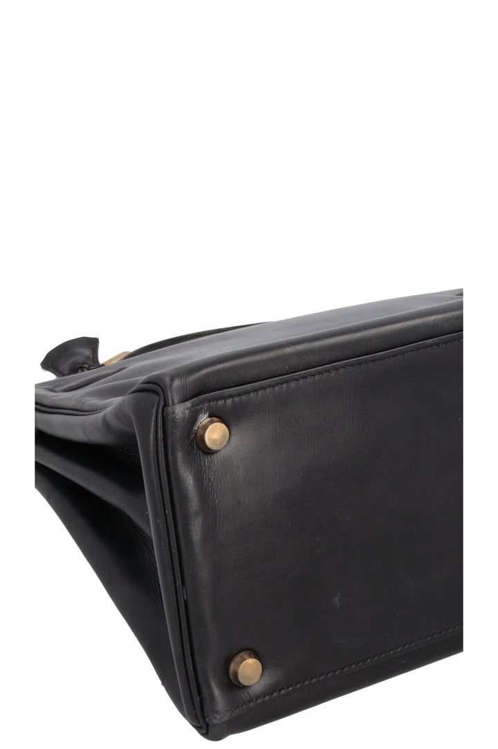 HERMÈS Kelly 32 Box Black