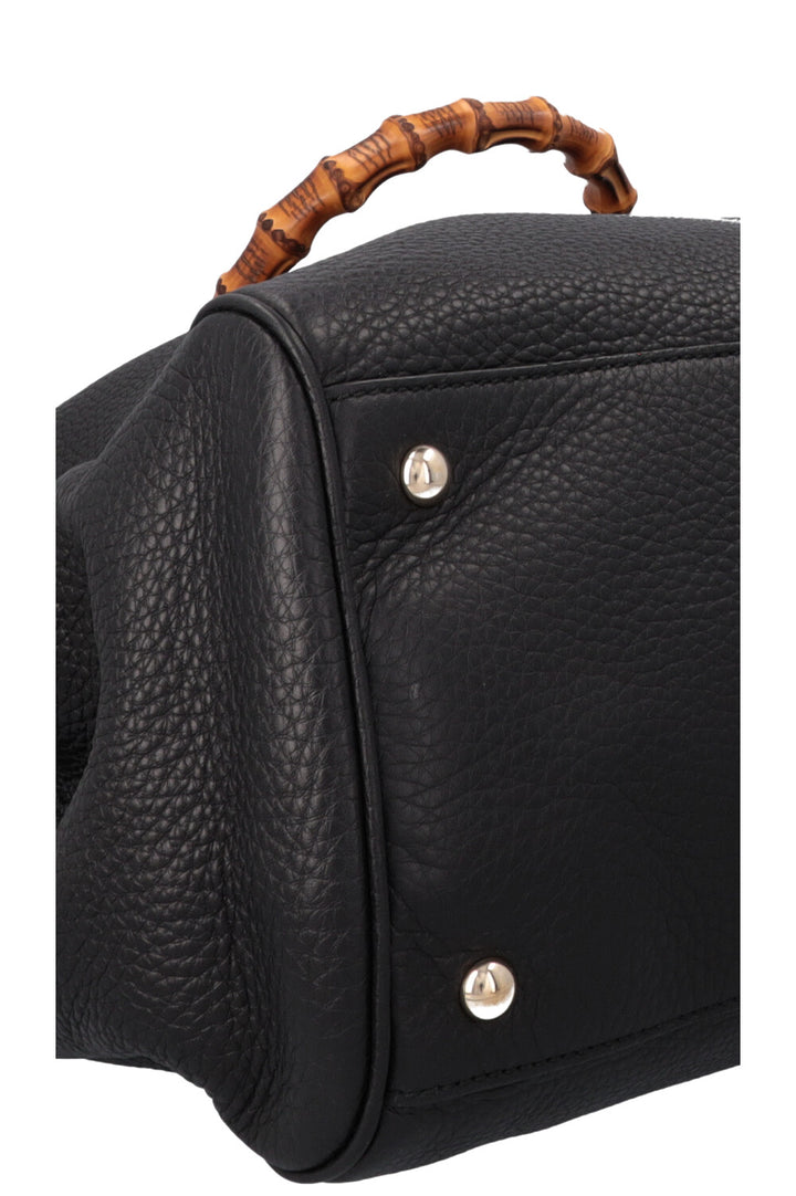 GUCCI Large Bamboo Tote Bag Black