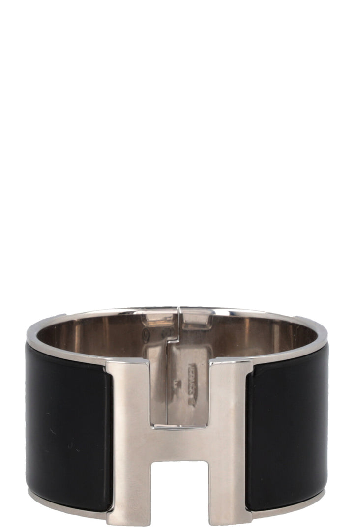 HERMÈS Bracelet Clic Clac H Extra Large Noir