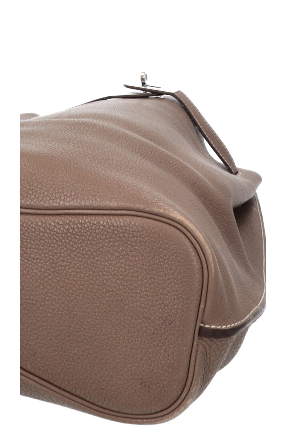 HERMÈS So Kelly 26 Clemence Etoupe Shoulder Bag