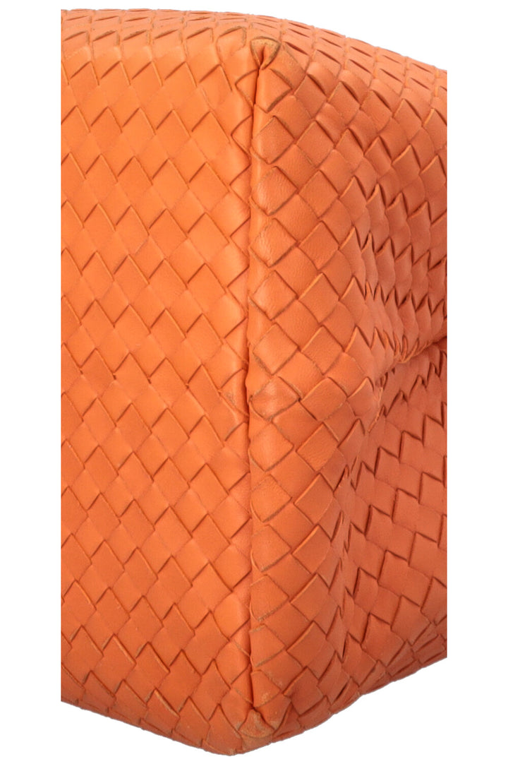 BOTTEGA VENETA Milano Cabas Intrecciato Orange