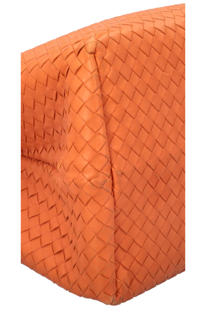 BOTTEGA VENETA Milano Cabas Intrecciato Orange
