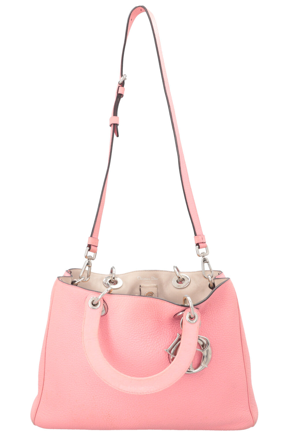 CHRISTIAN DIOR Cabas Diorissimo Cuir Rose