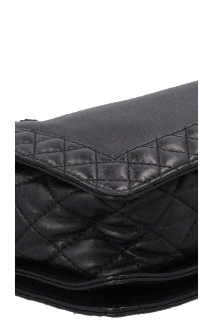 CHANEL Boy Bag Enchained Leather Black