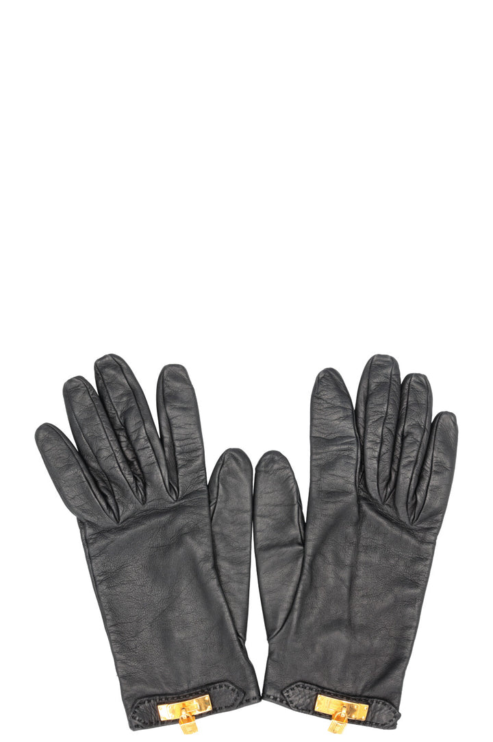 HERMÈS Soya Gloves Black